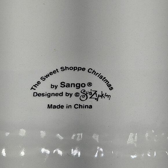 Sango The Sweet Shoppe Christmas Chip & Dip Set 2 Pcs 3041 Sue Zipkin - Picture 12 of 13